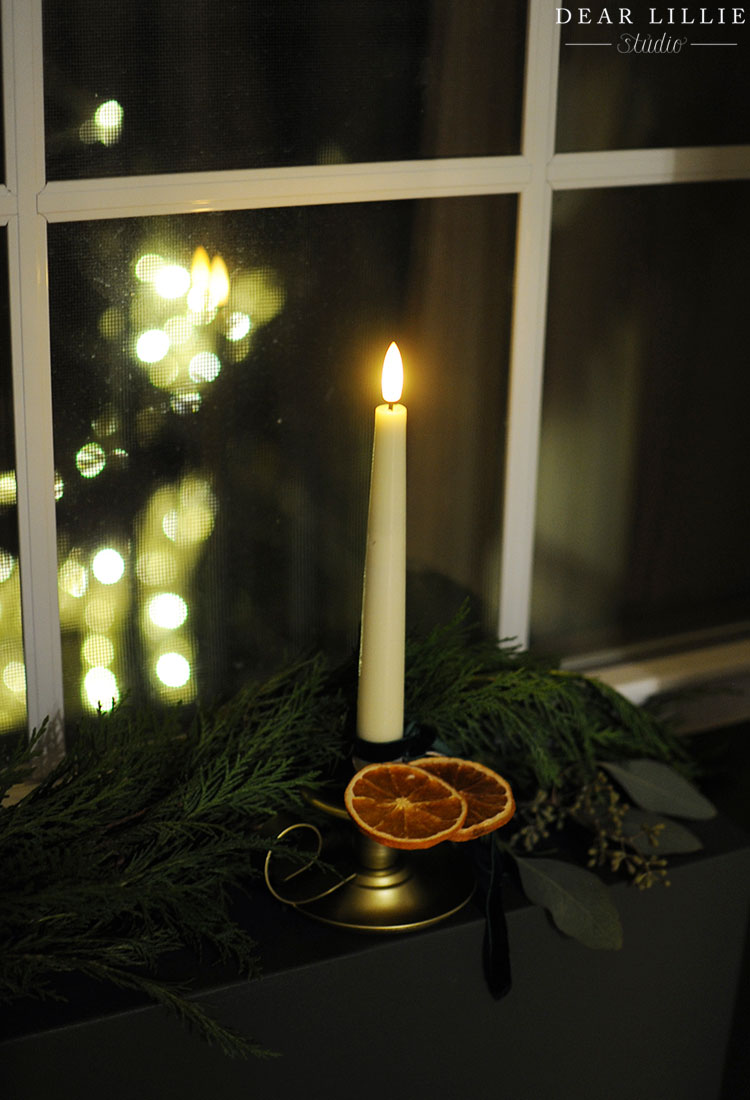 Christmas Candles in Windows