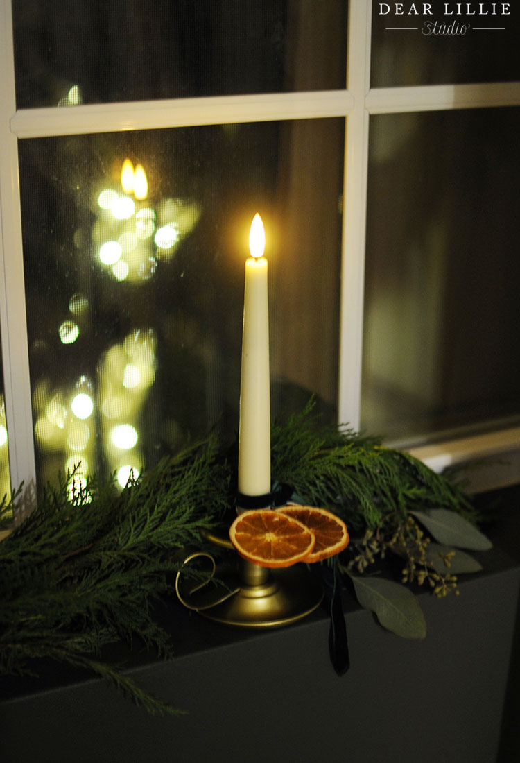 Christmas Candles in Windows