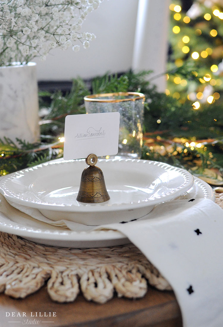 Christmas Decor In Dining Room