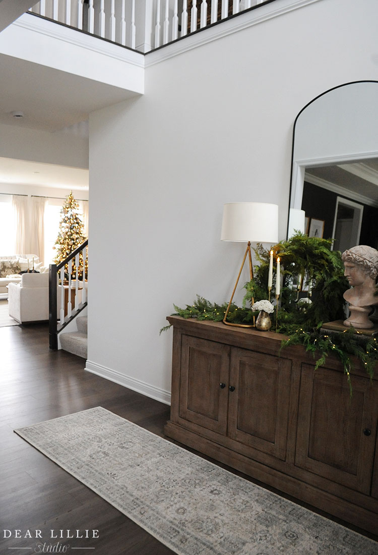 Entryway Christmas Decor