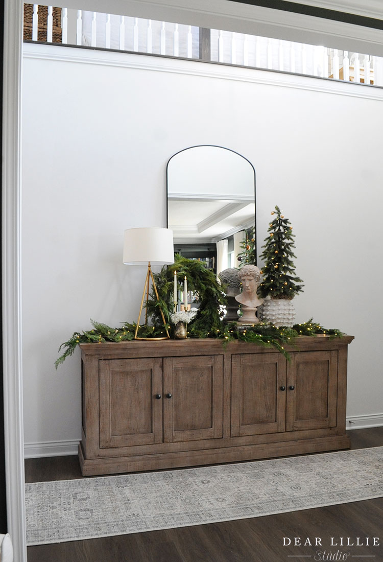 Entryway Christmas Decor