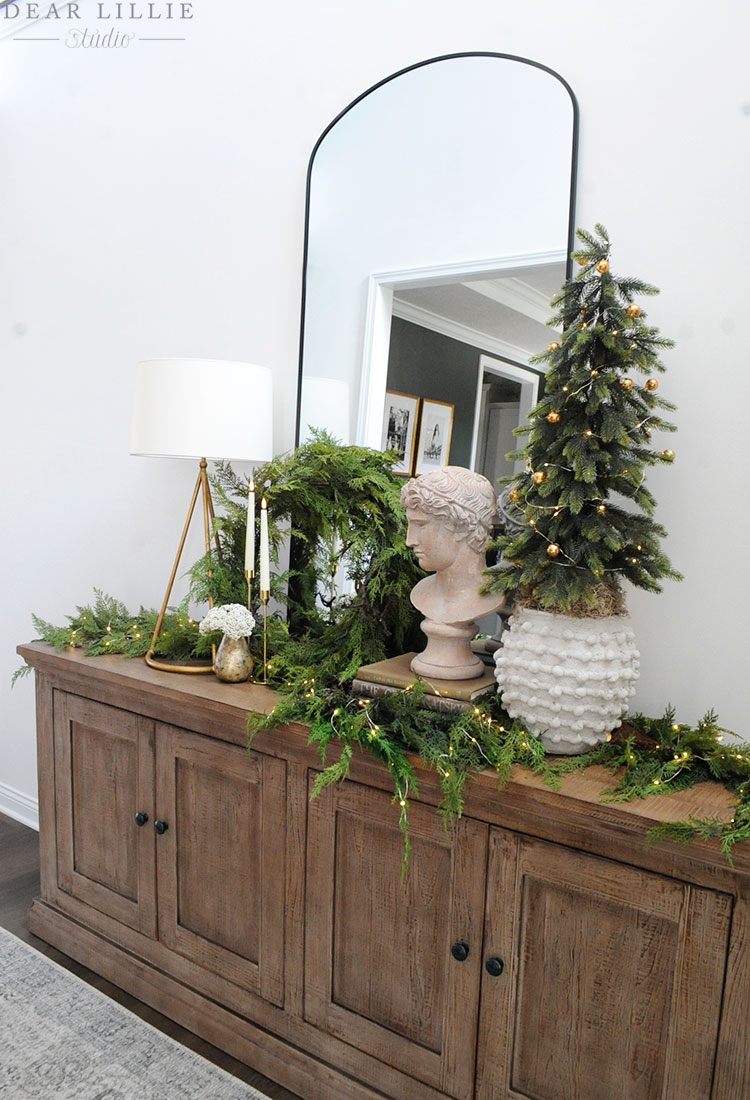 Entryway Christmas Decor