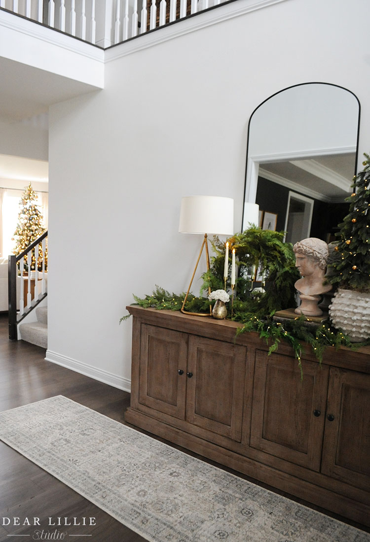 Entryway Christmas Decor
