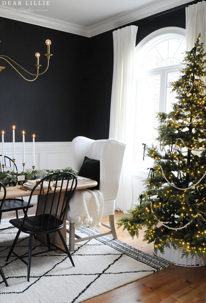 Christmas dining room