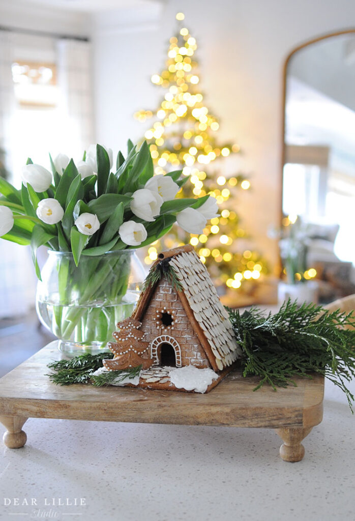 Gingerbread House with Almond Roof