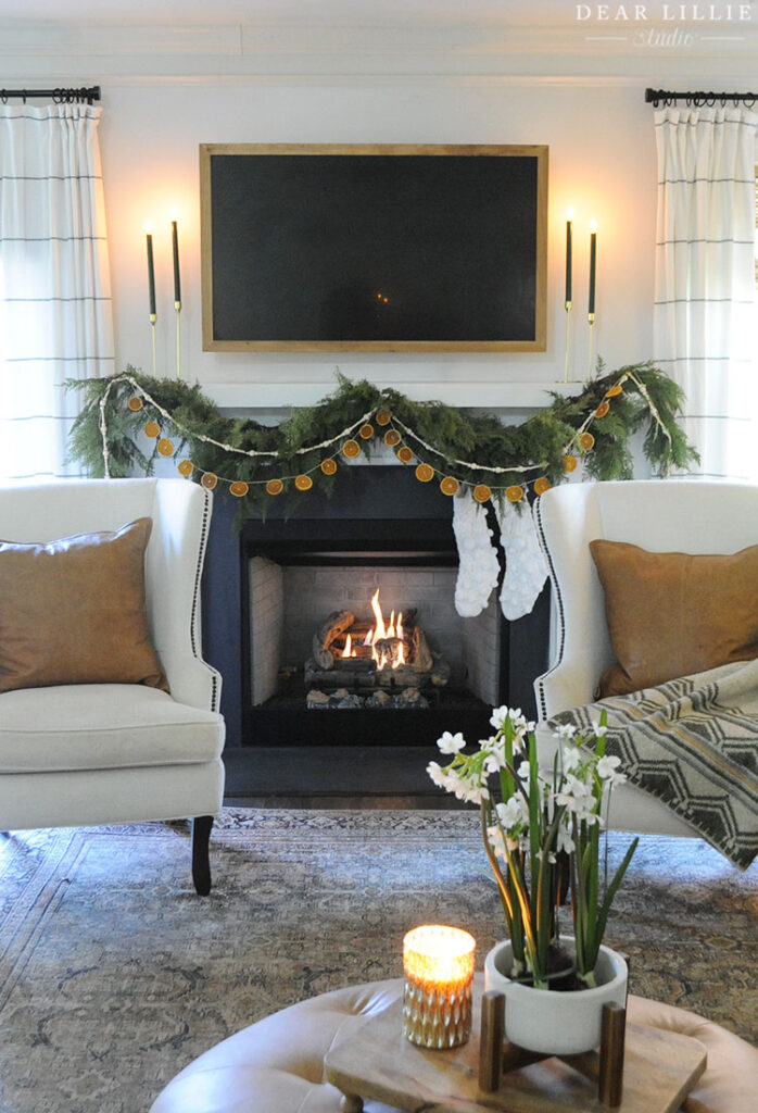 DIY Dried Orange Slice Garland