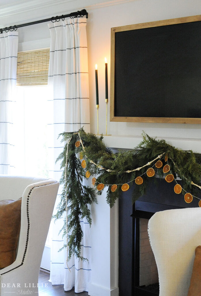 DIY Dried Orange Slice Garland