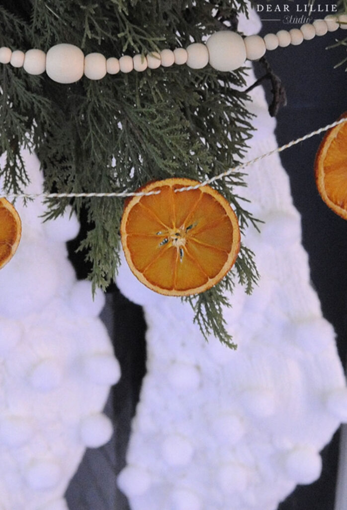 DIY Dried Orange Slice Garland