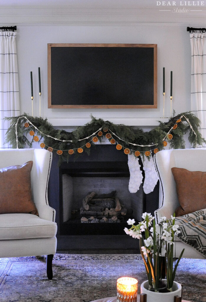 DIY Dried Orange Slice Garland