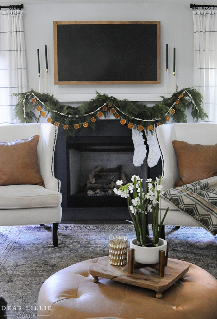 DIY Dried Orange Slice Garland