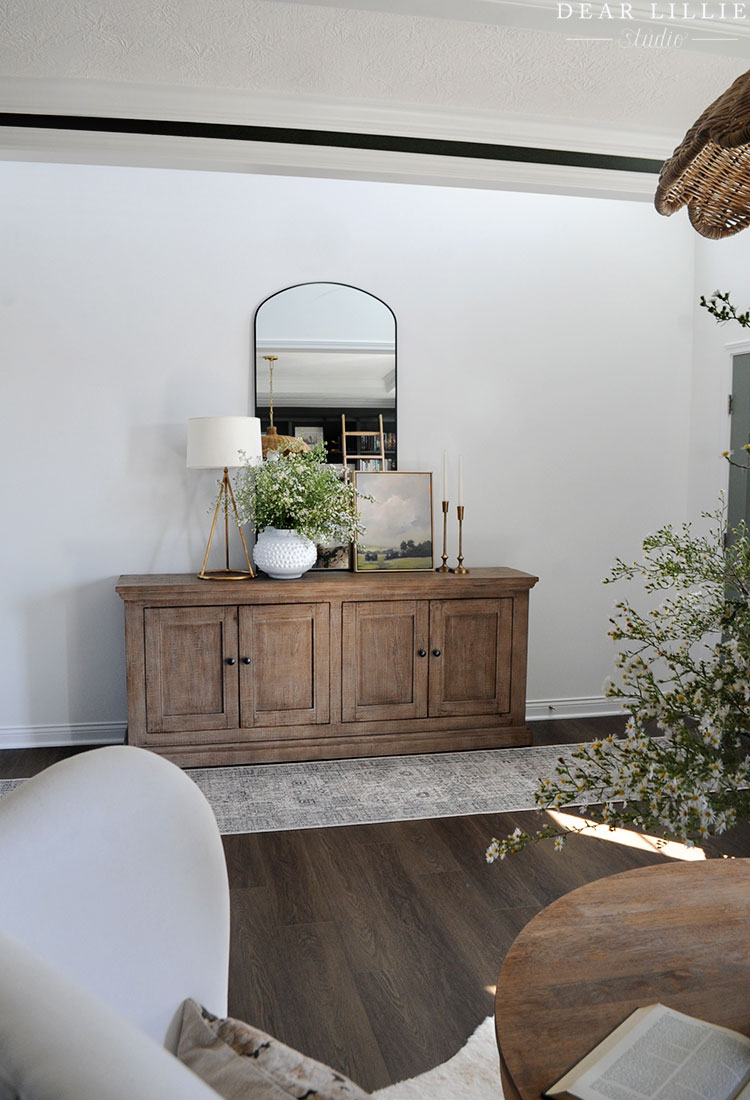 Entryway with Green Doors