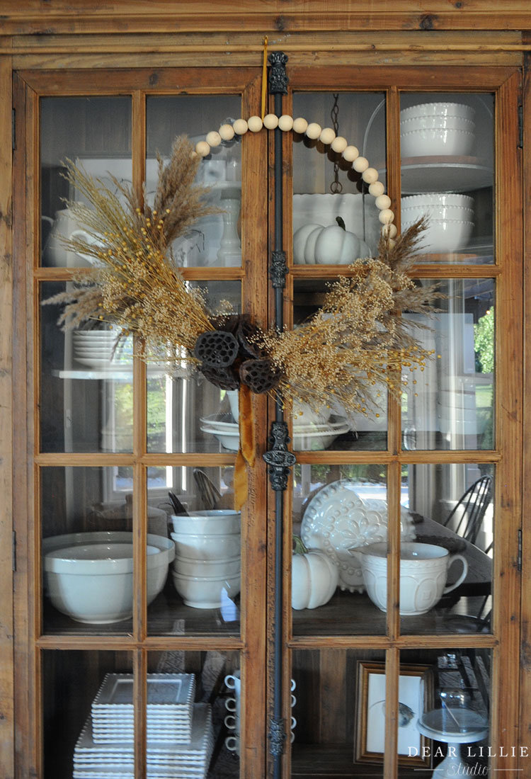 DIY Dried Flowers Fall Wreath